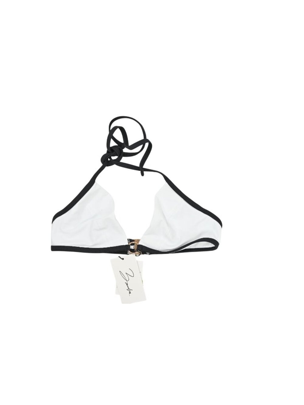 Bamba Dolce Top in White Black